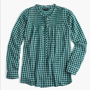 J.crew Women's: NWT Ruffle Classic Popover 16